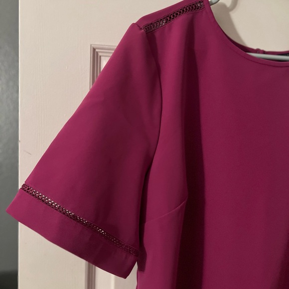 Fuschia Ann Taylor shift dress- XXL - Picture 3 of 5